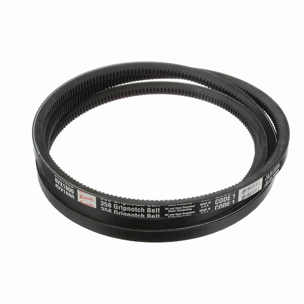 Epdm Notched Belt 98% Efficient, 8VX1600